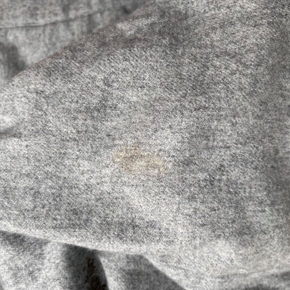 Vintage Wool Skirt with Front Pleats, Knee Length - Picture 15 of 16